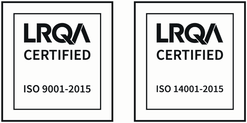 ISO 9001 AND ISO 14001 CERTIFIED